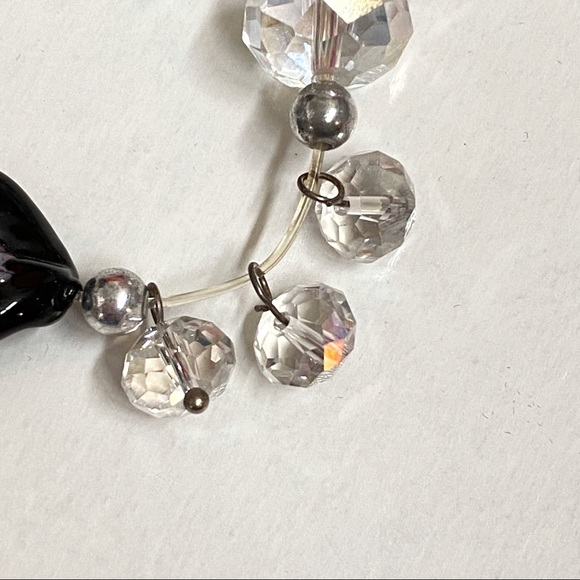 ⚠️ dark purple clear hollow blown glass beads - Picture 6 of 7